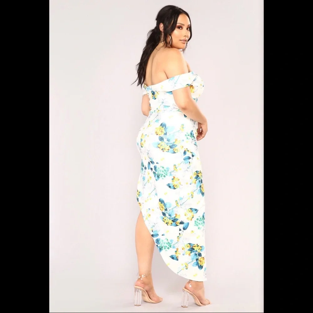Fashion Nova Flower Market Asymmetrical Dress! - Picture 4 of 4